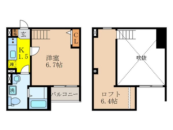 FOREST大蓮東の物件間取画像